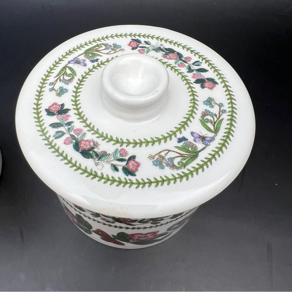 Portmeirion Variations Cream and Lidded Sugar Set Vintage Like Botanic Garden - Picture 2 of 9